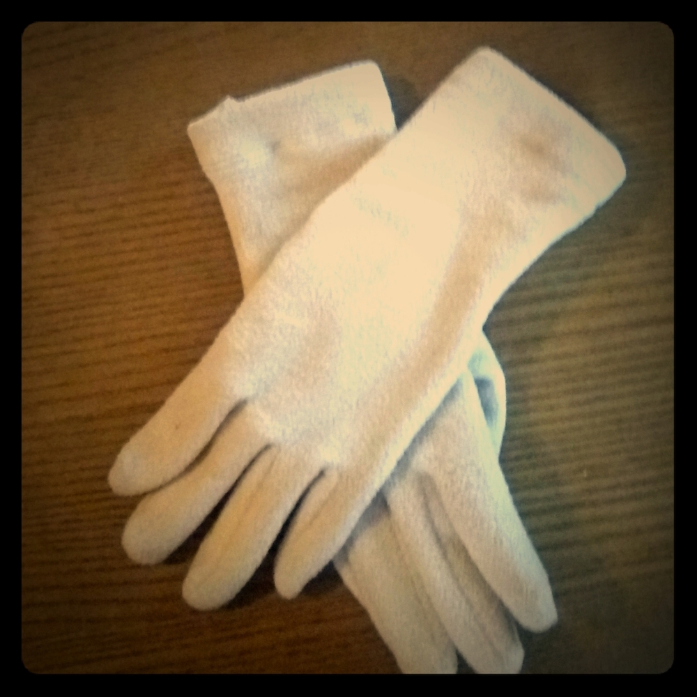 Fleece active wear gloves